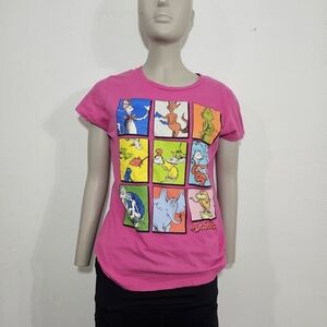 Dr. Seuss Colorful Character Grid Kids T-Shirt